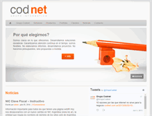 Tablet Screenshot of codnet.com.ar